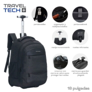 Mochila Carro Portanotebook Travel Tech