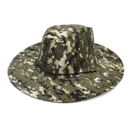 Sombrero camping camuflado con sujetador