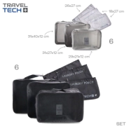 Organizador Valijas Travel Tech x6
