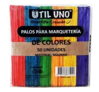 Palos de Marquetera de Colores x50u