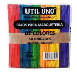 Palos de Marqueter�a de Colores x50u