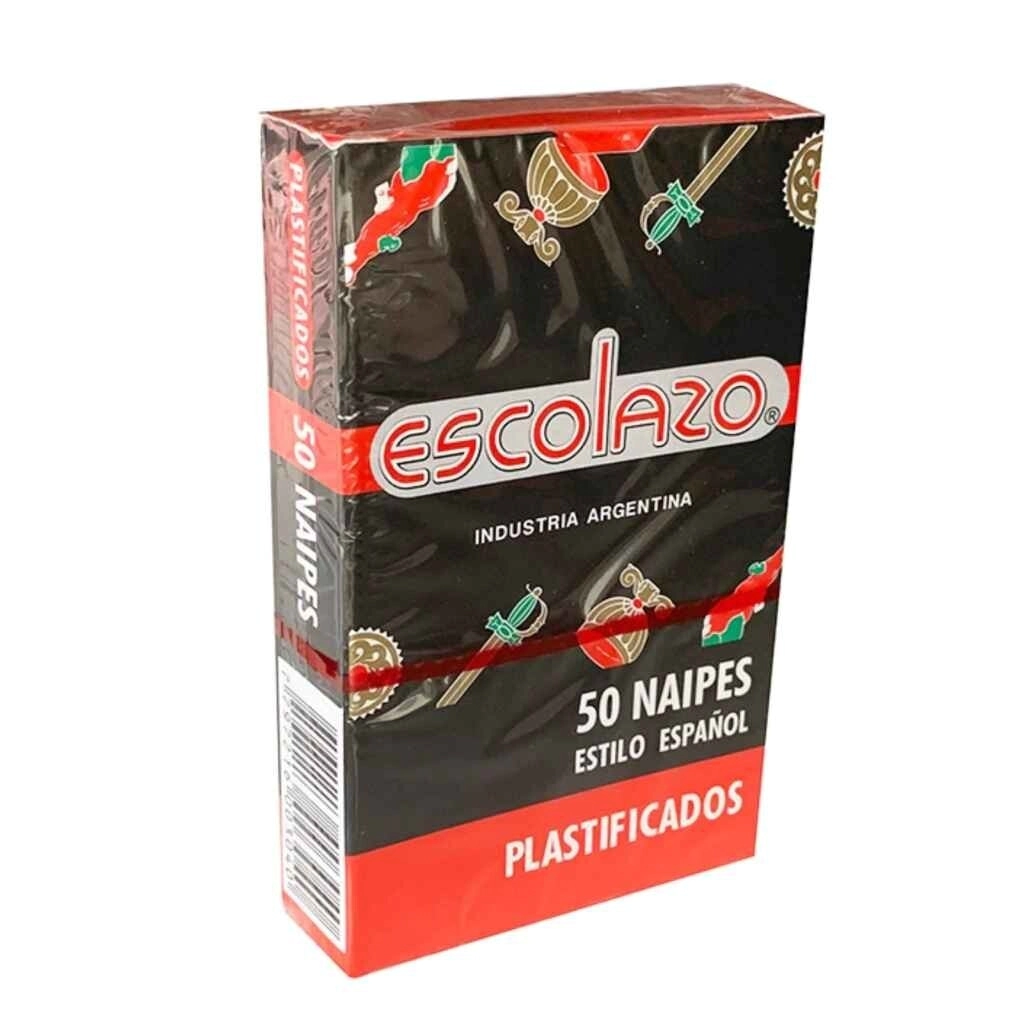 Naipes Escolazo 50 plastif.