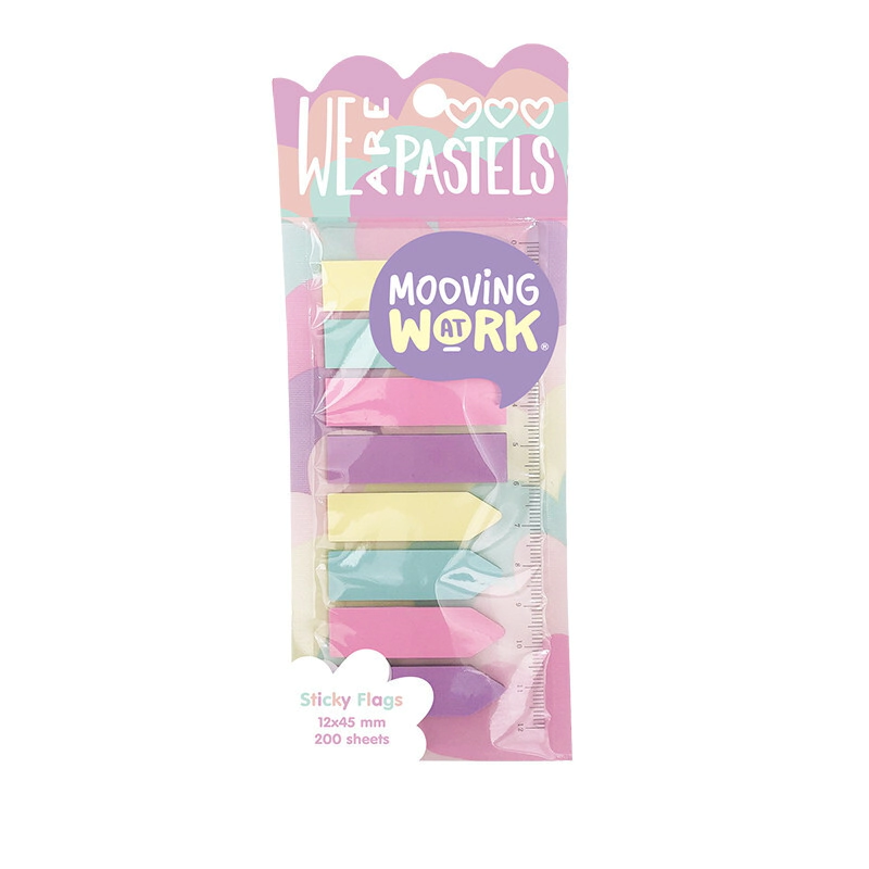MAW Pastel  - Set 8 Banderitas Se�aladoras 12x45 x200