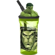 Vaso c/figurine Hulk 360ml
