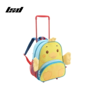 MOCHILA C/ CARRO ANIMALITOS LSYD AMARILLO