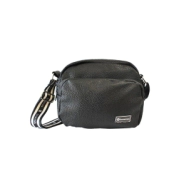 Bandolera Boerss CUERO ECOLOGICO NEGRO