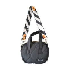 Cartera con Cinta Sublimada Boerss ONDAS NEGRO