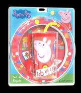 Plato + Vaso Sport Peppa Pig