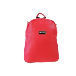 Mochila Boerss CUERO ECOLOGICO ROJO