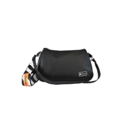Cartera Boerss CUERO ECOLOGICO NEGRO