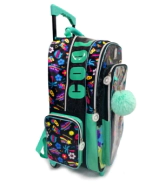 Mochila carro Unicornio - Verde