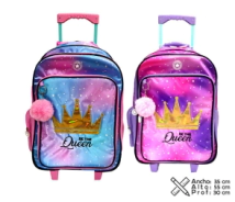 MOCHILA CARRO CORONA VIOLETA