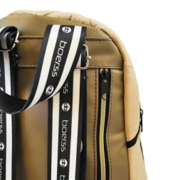 Mochila Boerss con Cinta ONDAS BEIGE