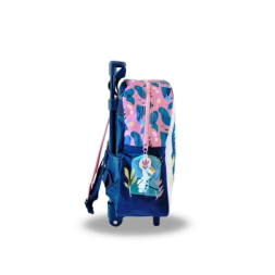 Mochila Frozen 12'' Nature Line con Carro AZUL