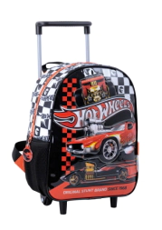 Mochila Hot Wheels 12'' Carro Red Cars ROJO