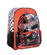 Mochila Hot Wheels 18'' Espalda Red Cars ROJO