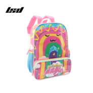 MOCHILA ARCOIRIS 16" LSYD ROSA