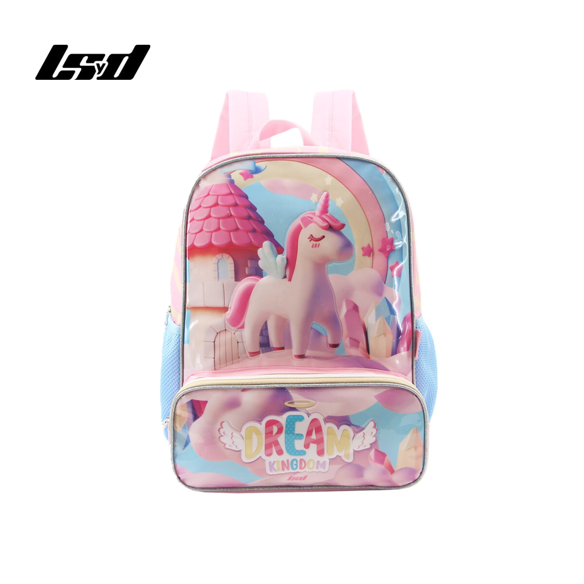 MOCHILA UNICORNIO 16" LSYD ROSA