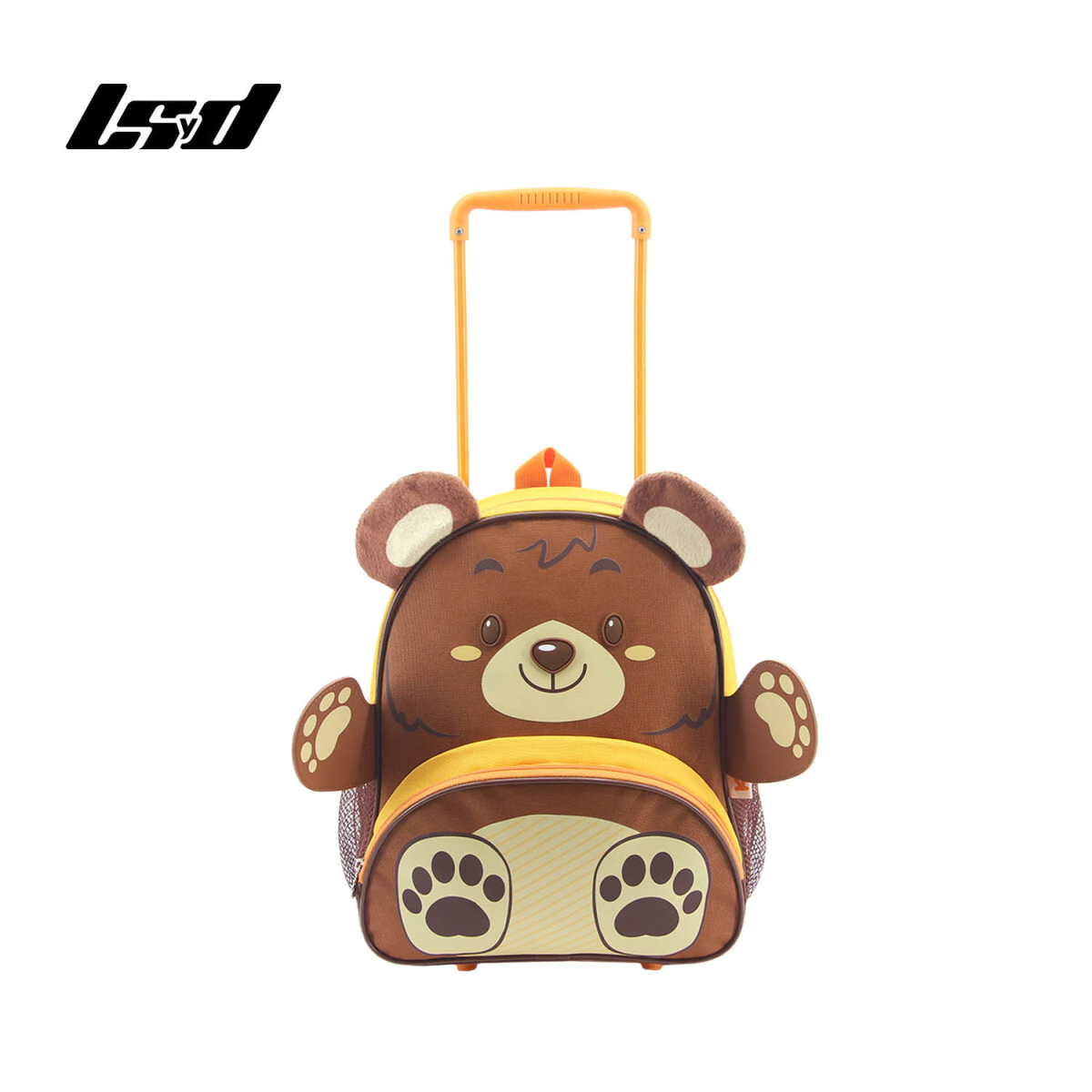 MOCHILA C/ CARRO ANIMALITOS LSYD MARRON