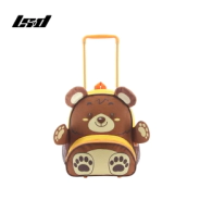 MOCHILA C/ CARRO ANIMALITOS LSYD MARRON