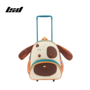 MOCHILA C/ CARRO ANIMALITOS LSYD MARRON