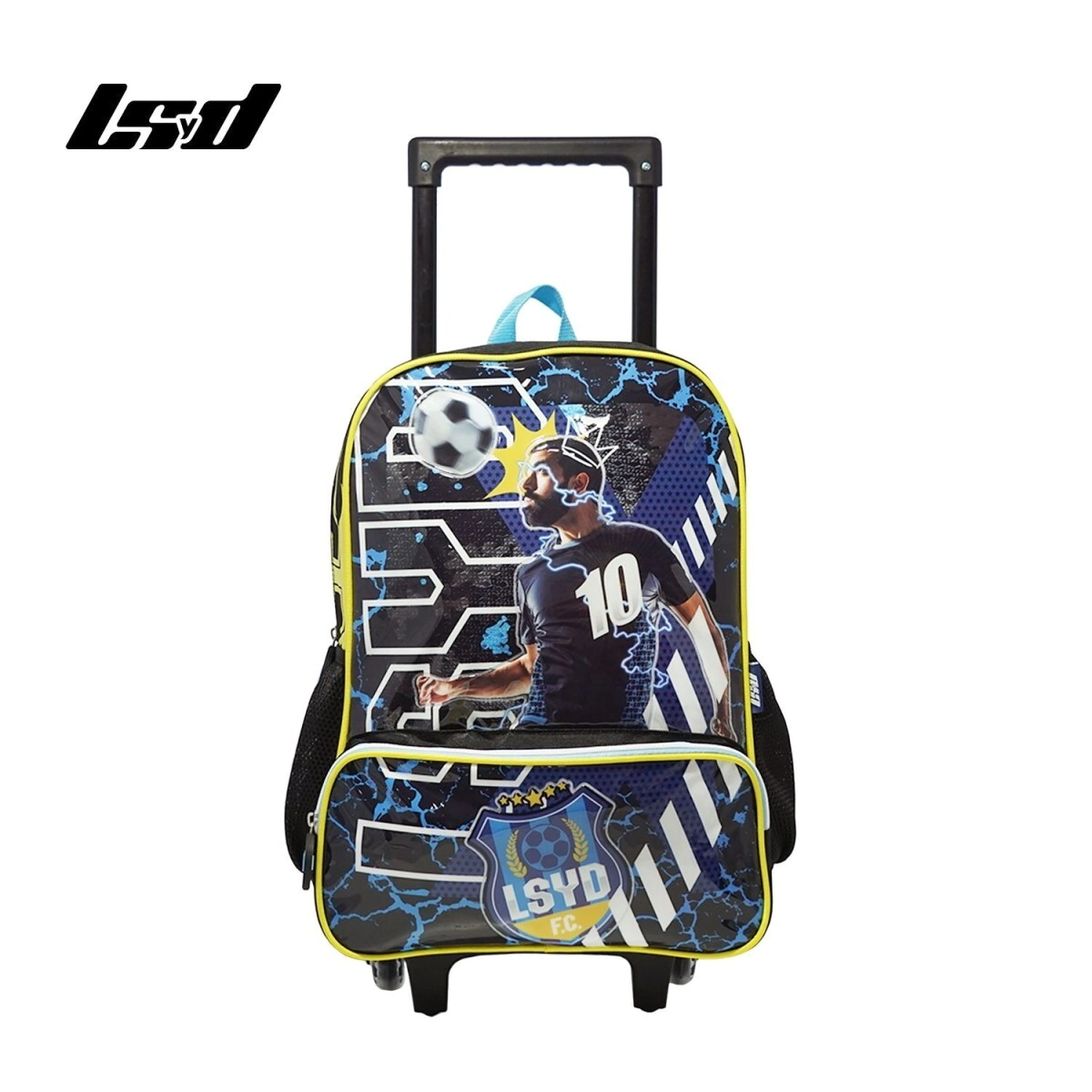 Mochila Carro Futbol 16" - AZUL