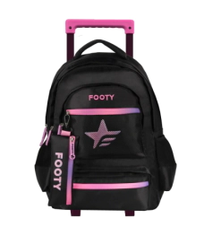Mochila Footy 18'' Carro Big Kids Star NEGRO
