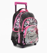 Mochila Carro 18'' Good Vibes con Luz Led NEGRO