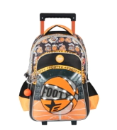 Mochila Footy 18'' Carro Jump con Led NARANJA