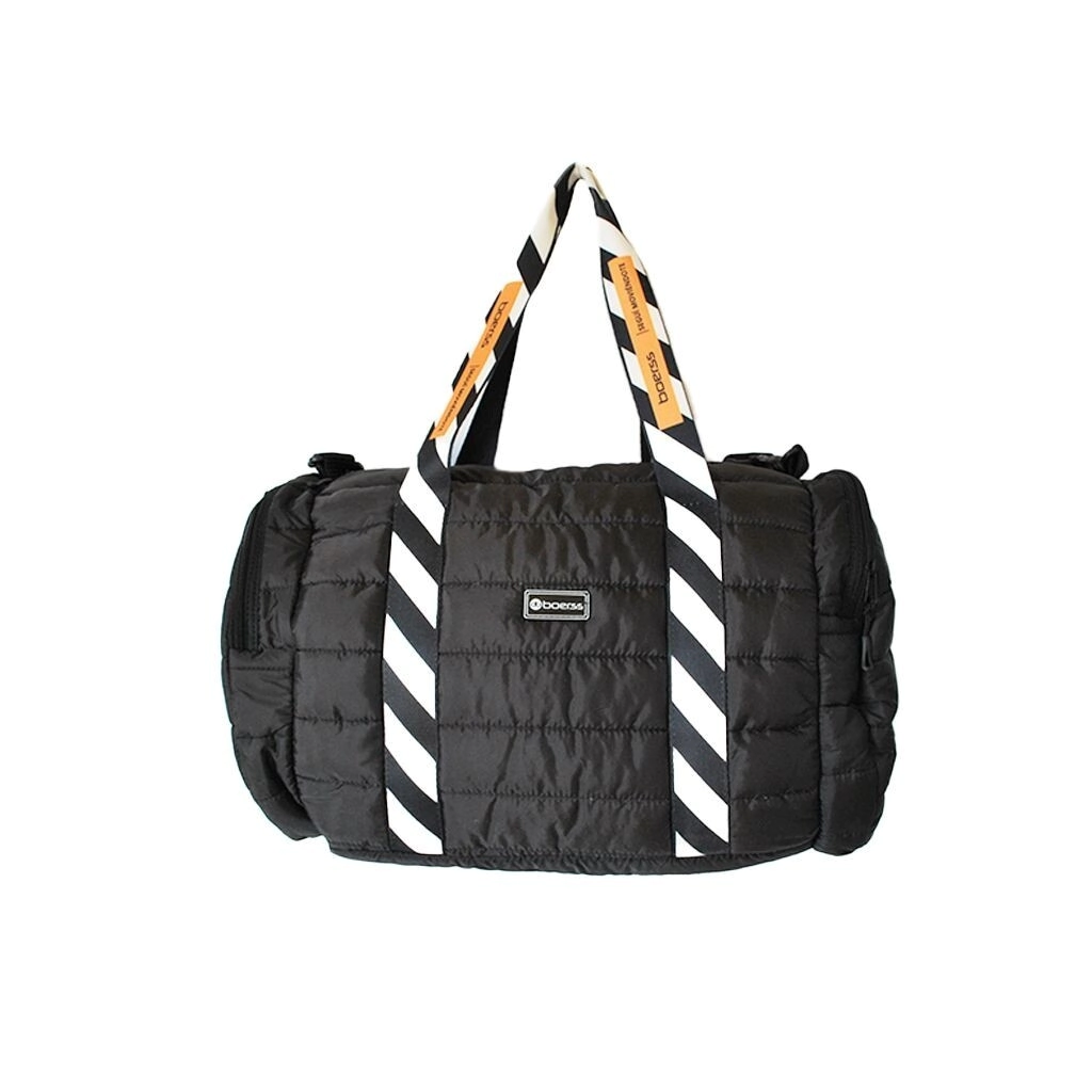 Bolso Boerss con Cinta Sublimada PUFFER NEGRA
