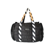 Bolso Boerss con Cinta Sublimada PUFFER NEGRA