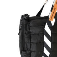 Bolso Boerss con Cinta Sublimada PUFFER NEGRA