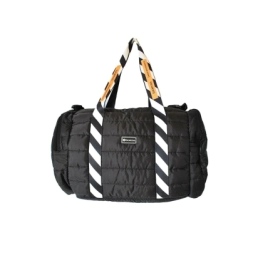 Bolso Boerss con Cinta Sublimada PUFFER NEGRA
