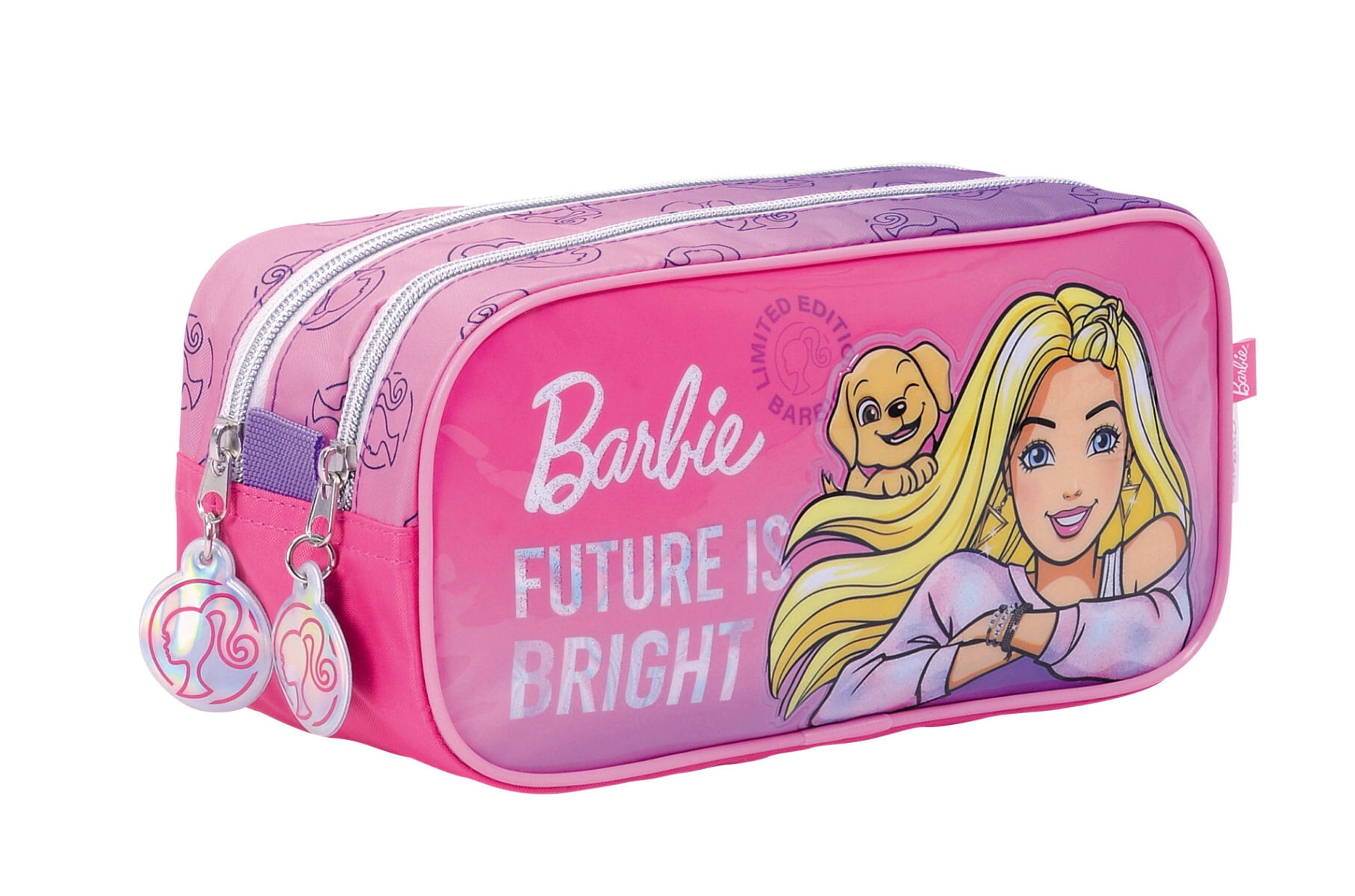 Cartuchera Barbie Doble FUCSIA