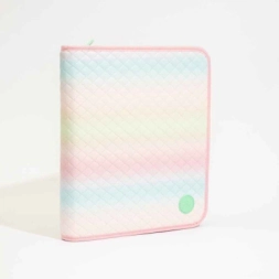 Canoplon FW A4 con cierre 2x40 Pastel rosa