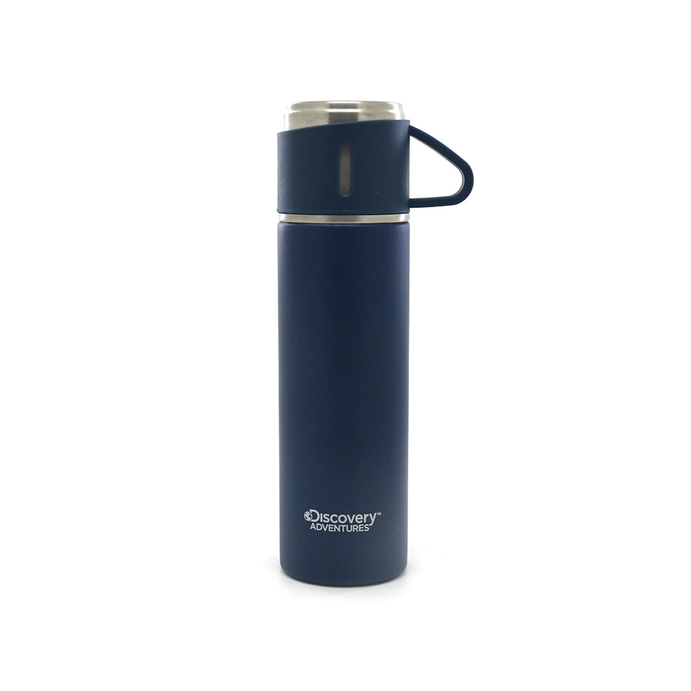 Termo con Taza Discovery 500ml AZUL