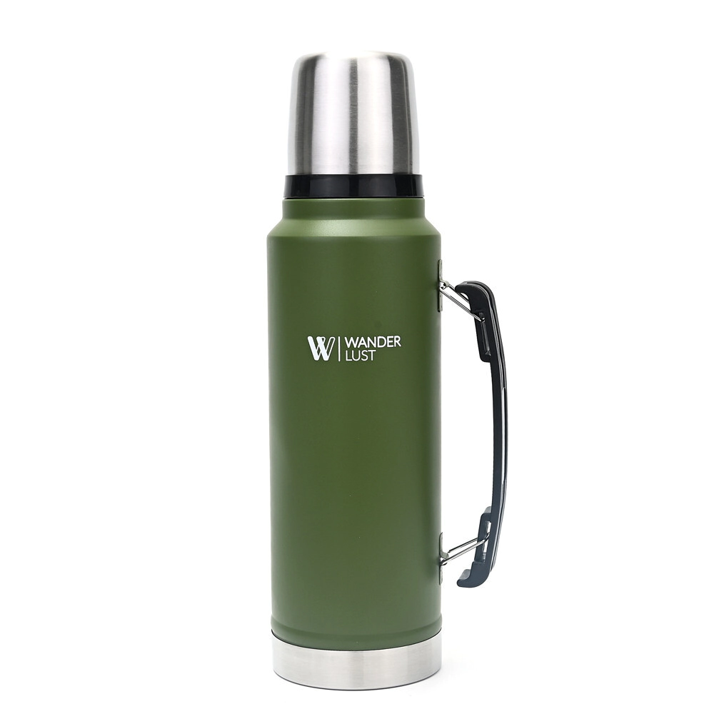 Termo de acero 1300ml Verde