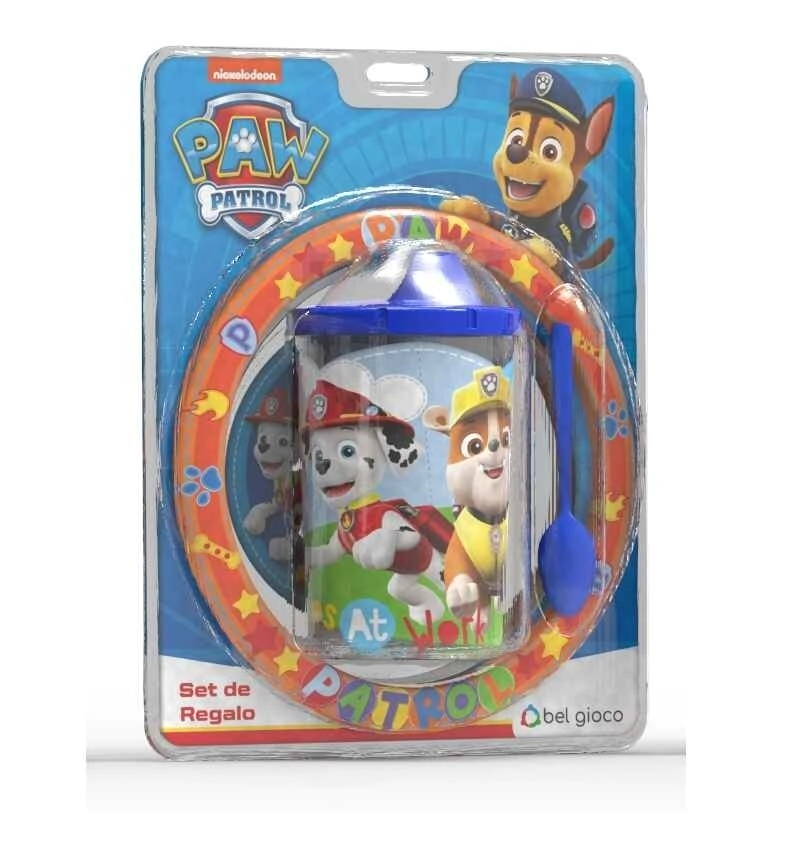 Bowl + Vaso Tomasolito Paw Patrol