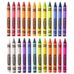CRAYONES DE CERA X 24 UNIDADES