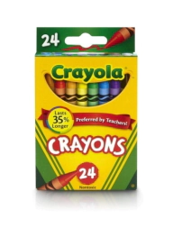CRAYONES DE CERA X 24 UNIDADES