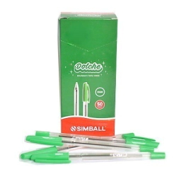 Boligrafo DOLCHE verde SIMBALL(SOLO POR CAJA 50 UNID)