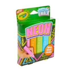 TIZAS X 5 UNIDADES COLORES NEON CRAYOLA