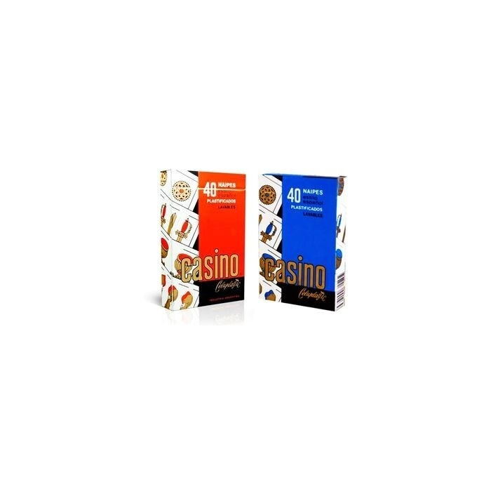 Naipes Casino Celuplastic 40 cartas
