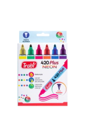 Marcador 420 fluo x 6 TRABI