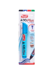 Marcador Color Marker 420 plus azul blister x1 TRABI