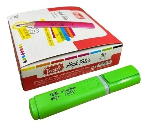 Resaltador TRABI High Texter verde