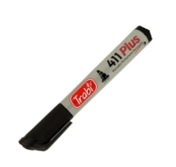 Marcador Perm. 411 plus Pta. Acrílica negro TRABI