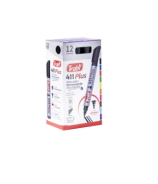 Marcador Perm. 411 plus Pta. Acrílica azul TRABI