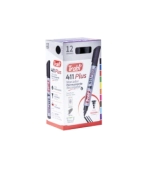 Marcador Perm. 411 plus Pta. Acrílica rojo TRABI
