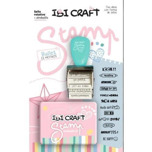 SET STAMP BULLET (Sello + Almohadilla)